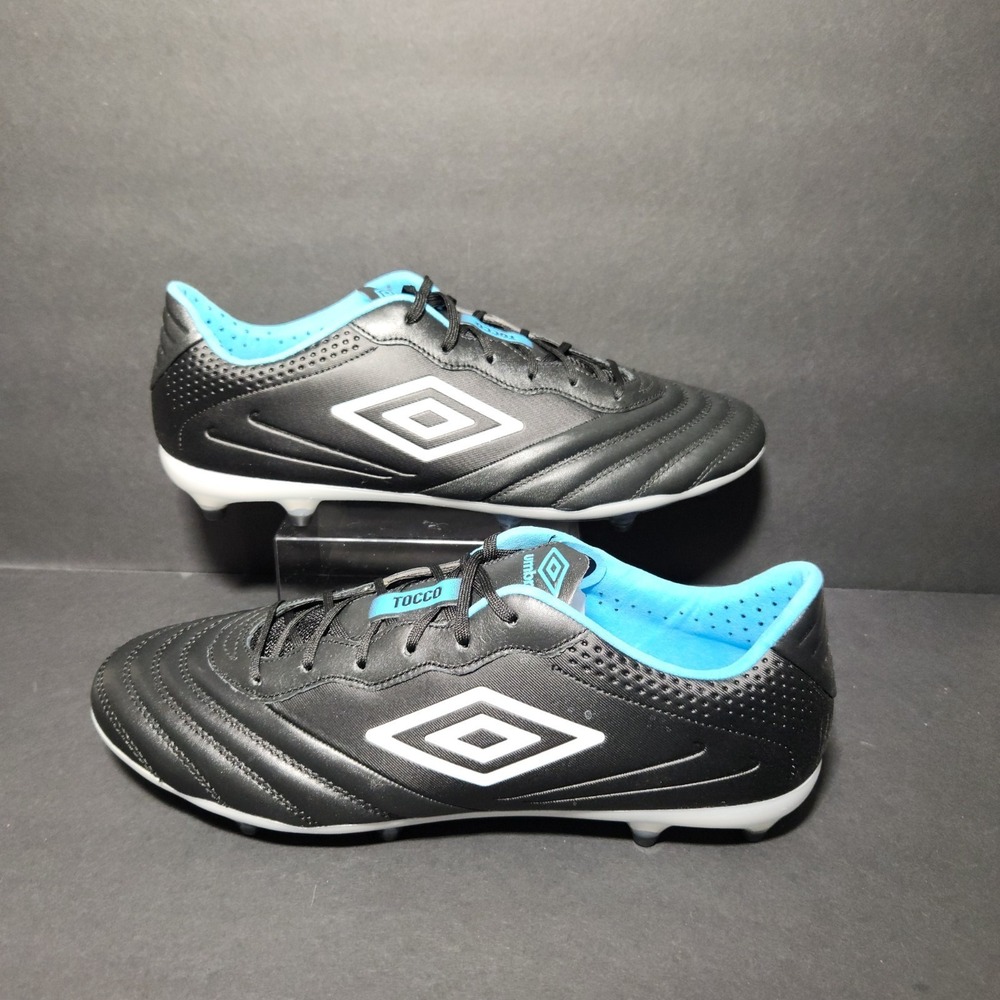 New Men's Umbro Black Soccer Tocco III Pro FG Cleats, Size 13, MSRP $300